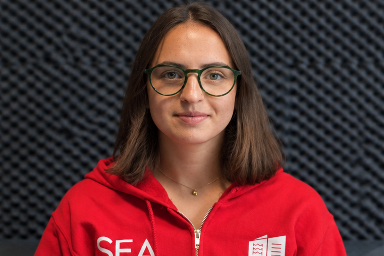 Photograph of Student Engagement Associate Catriona O'Sullivan